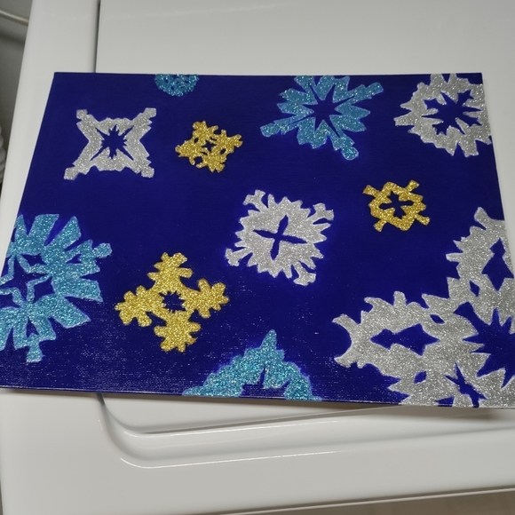 ❄️NEW Colorful Glitter Snowflake Art - Picture 13 of 16
